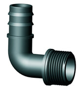Hose pipe 20mm with elbow x 3/4 external thread